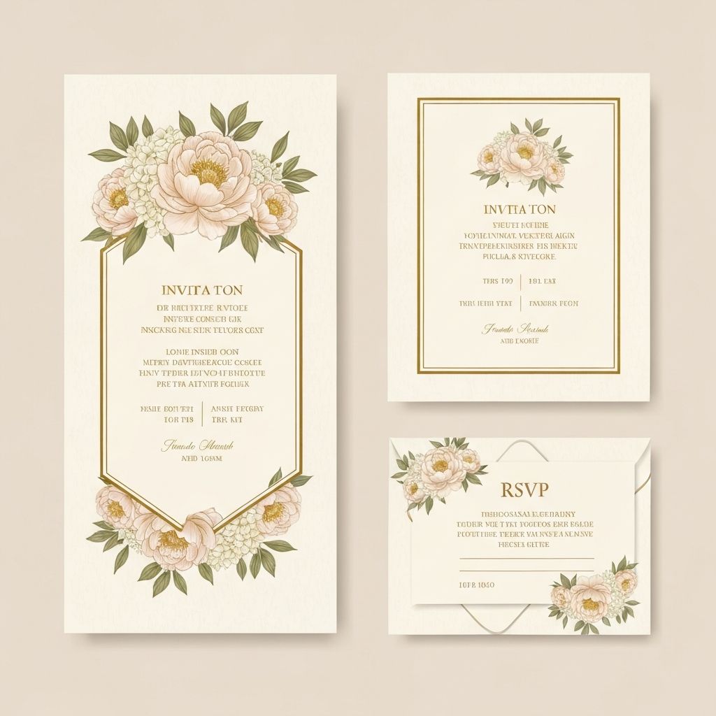 Wedding Invitation Suite